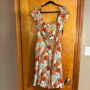Floral Print Women's Dress